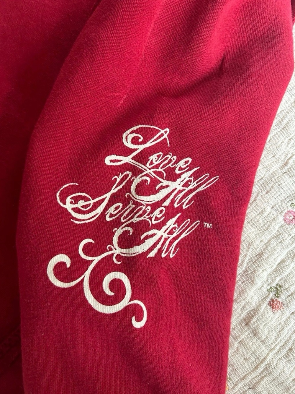 Hard Rock Cafe Red Zip-Up Hoodie Jacket - Picture 7 of 7